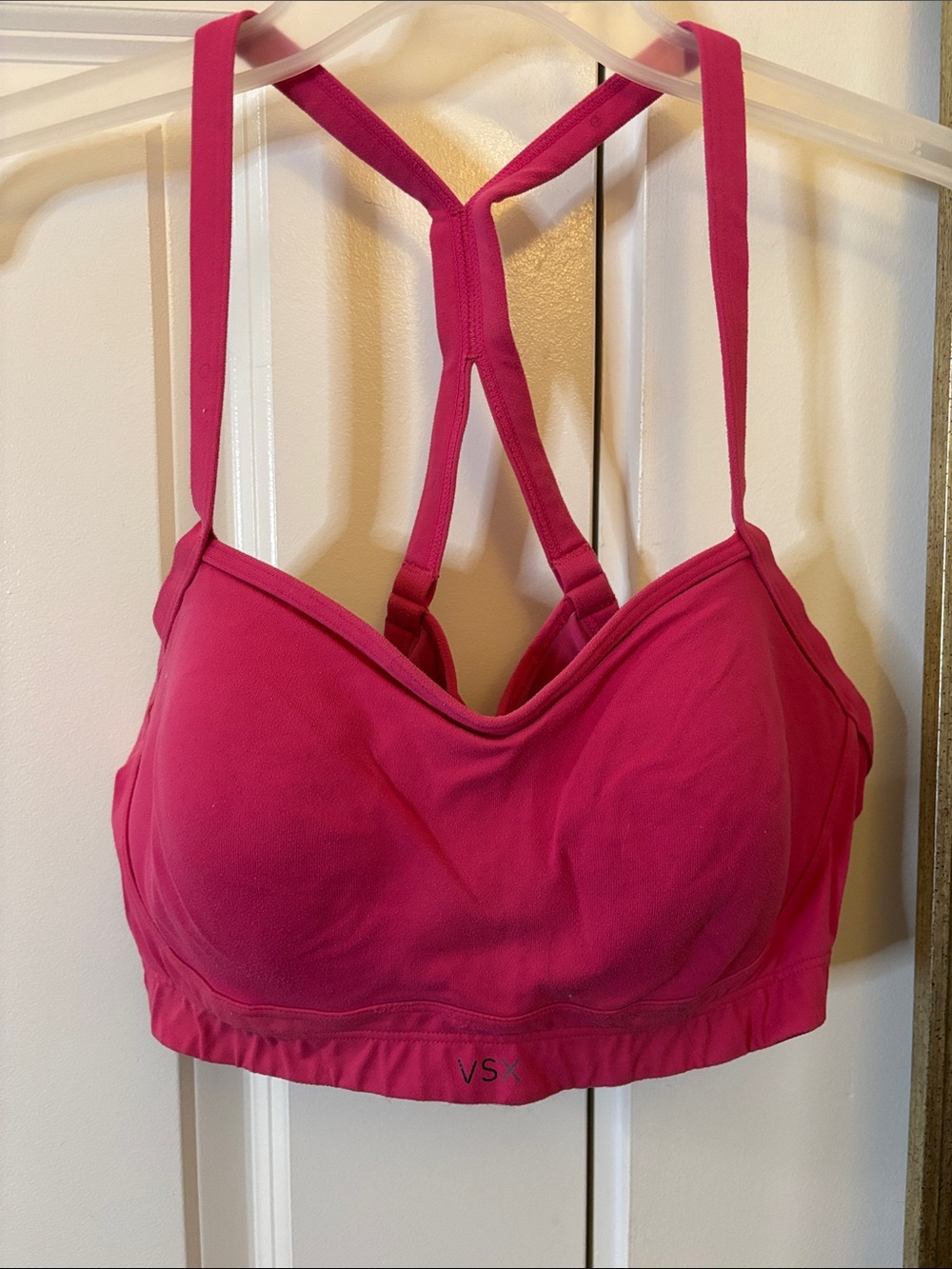 VSX Hot Pink Strappy Support Sports Bra